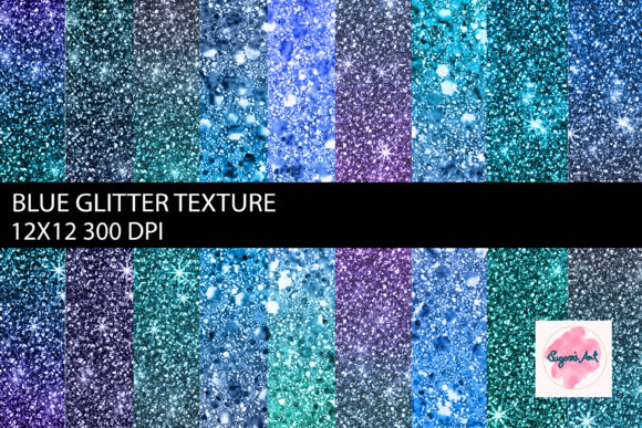 Download Blue Glitter Texture Digital Background - Blue glitter texture Collection