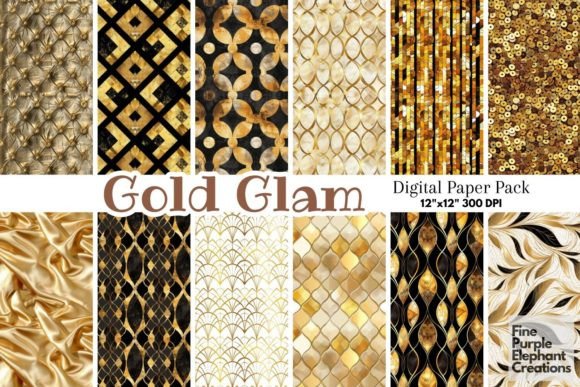Download Gold Glam Luxury Glitter Art Deco Metal - Premium Resources