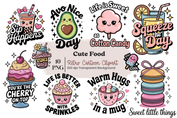 Download Cute Food Clipart Bundle - Premium Resources